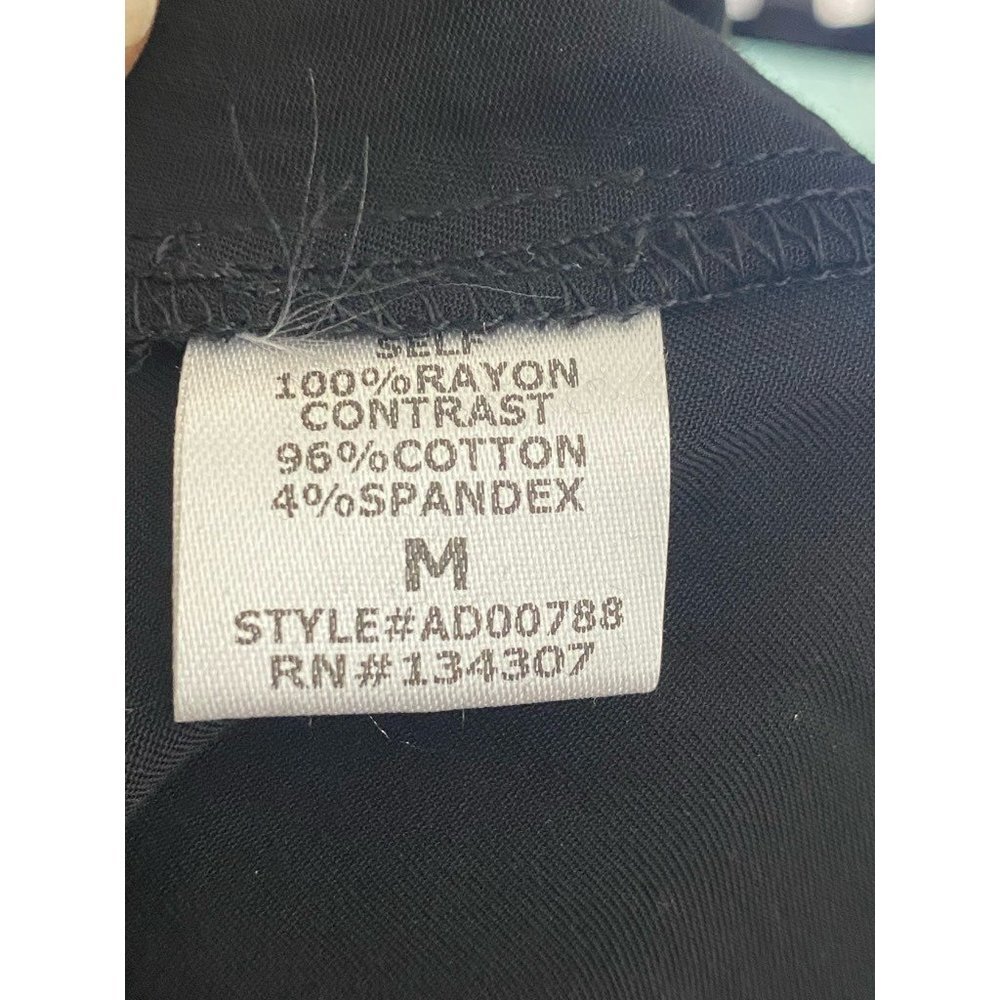 Lumiere Womens Cocoon Dress Black Stretch Midi Scoop Neck Sleeveless Artsy M New - Picture 9 of 11